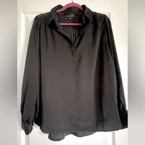 Banana Republic size large black flowy blouse